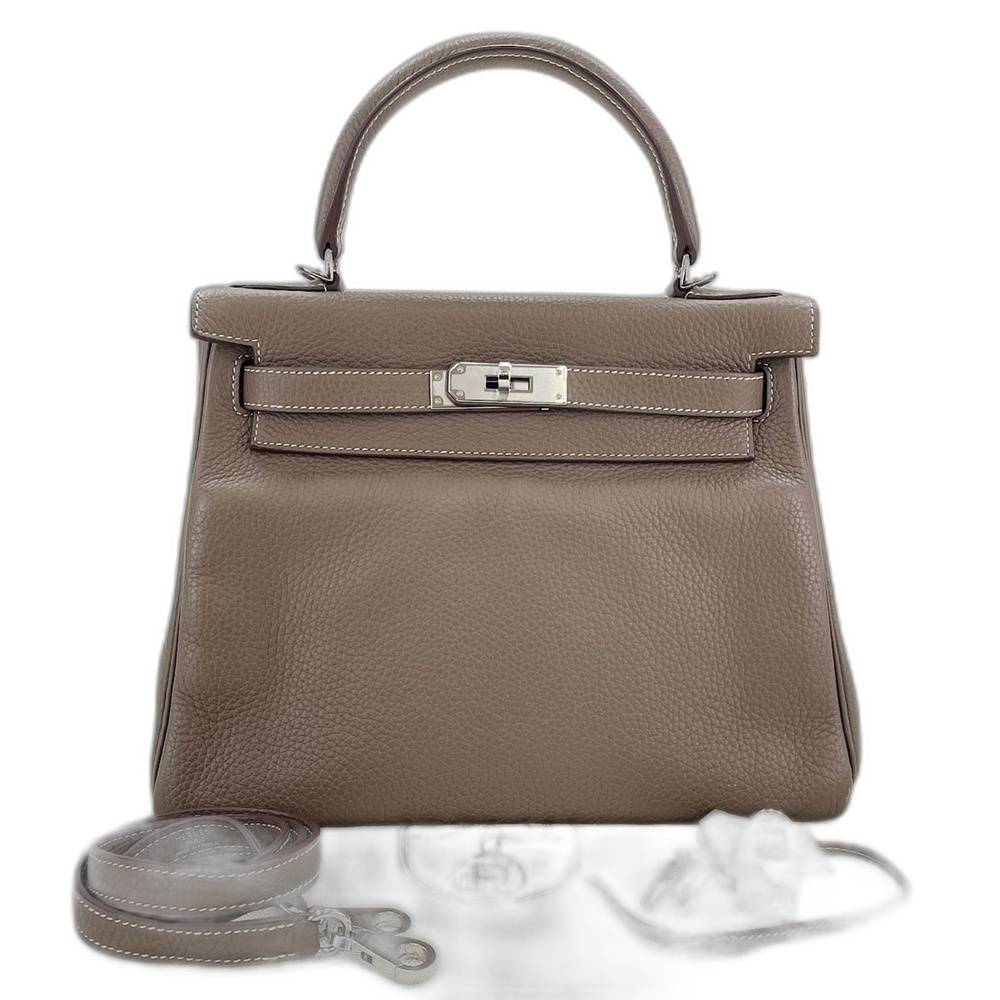 Hermes Kelly 28 handbag, brown.